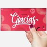Tarjeta de Agradecimiento Grande