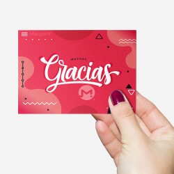 Tarjeta de Agradecimiento mediana
