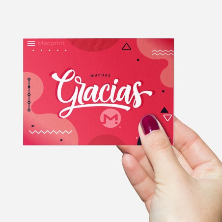 Tarjeta de Agradecimiento mediana