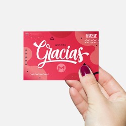 Tarjeta de Agradecimiento pequeña