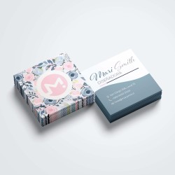 Tarjetas de Opalina Cuadradas