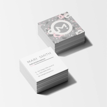 Tarjetas de visitas Cuadrada