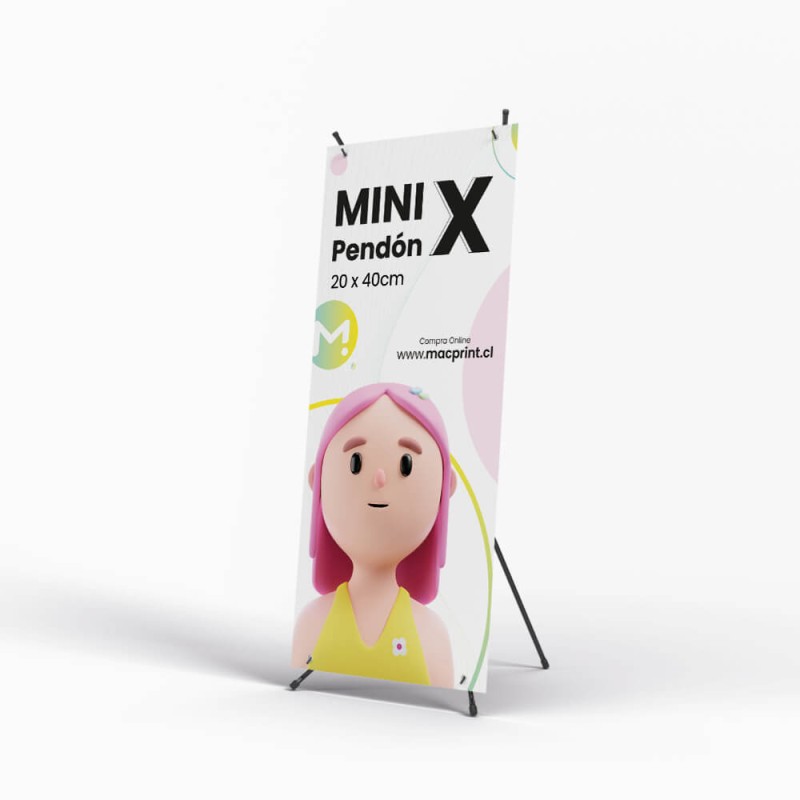 Mini Pendón "X"