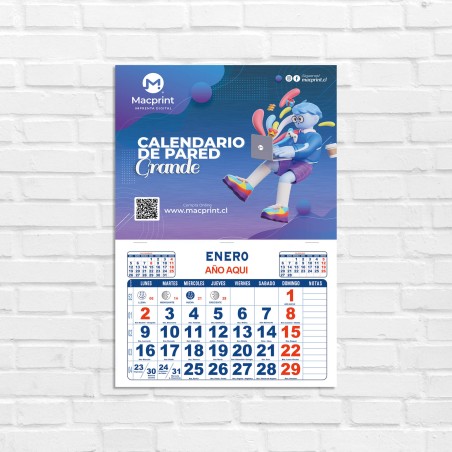 Calendario Pared Grande