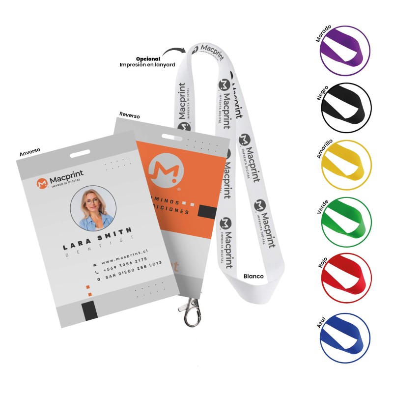 Credenciales Con Lanyard