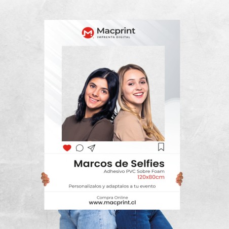 Marco selfie personalizado