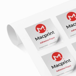 Stickers  Papel Cuadrados