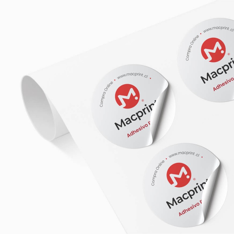 Stickers Papel Circulares