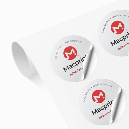 Stickers Papel Circulares